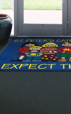 Dust Control Matts Customer Logo Matts Safety Comfort Cleaning Albany NY